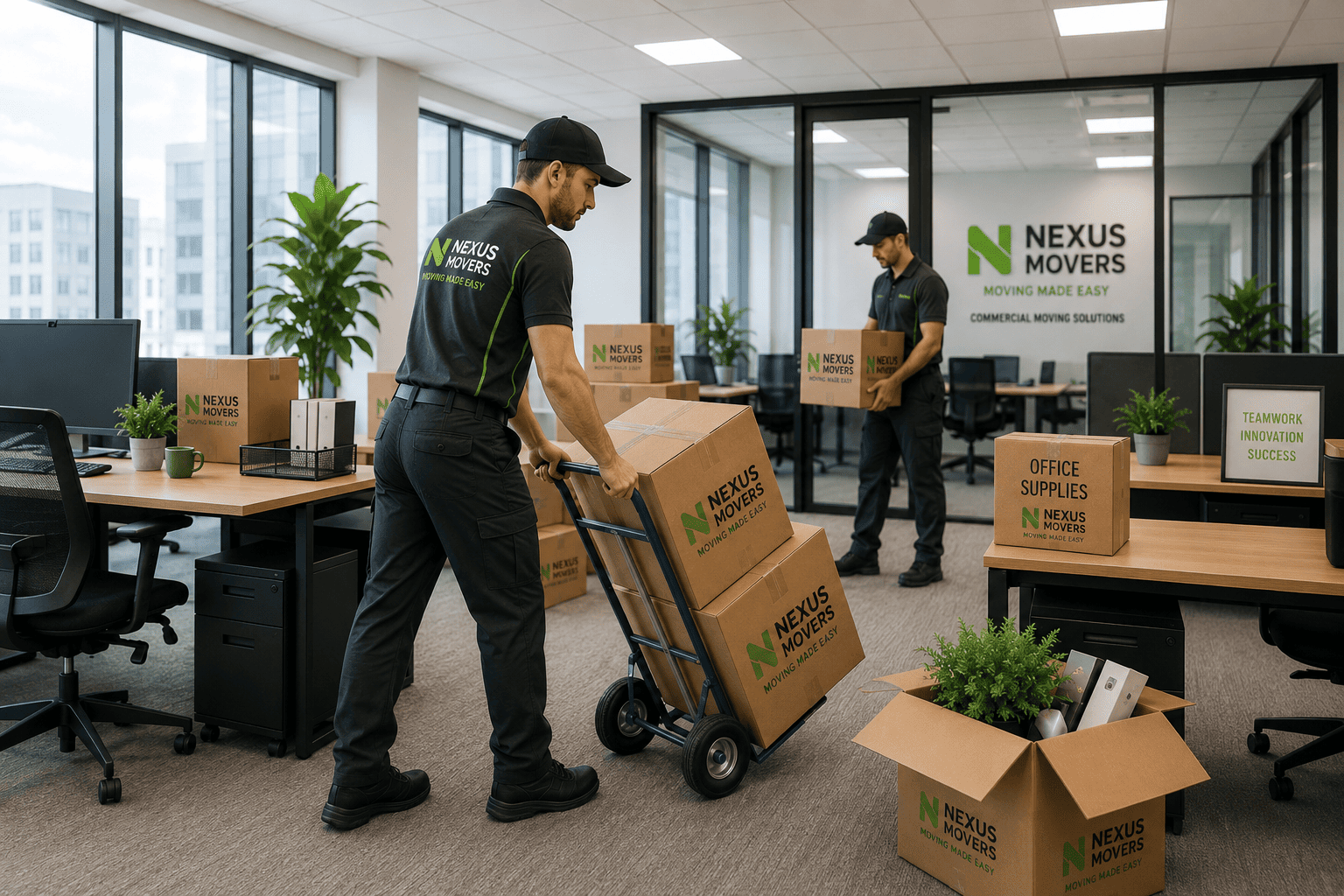 Commercial office moving services in Melbourne